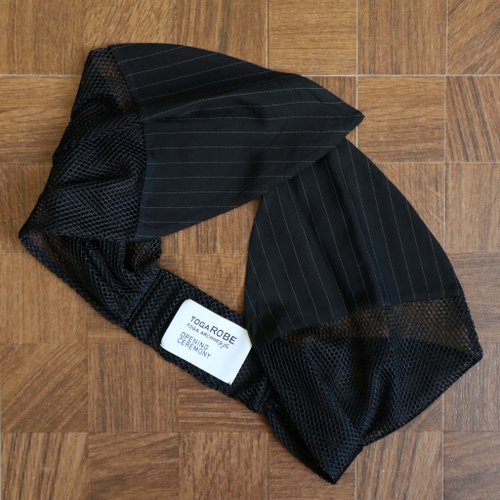 Pumpkin Vintage. TOGA ROBE OPENING CEREMONY black stitching hair accessories headband
