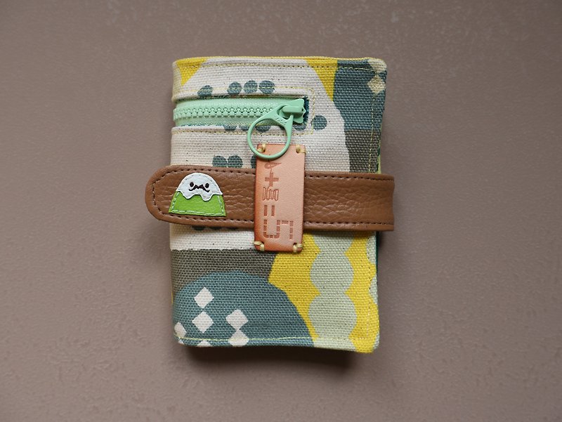 *Small mountain cloth short clip* - กระเป๋าสตางค์ - กระดาษ สีเขียว