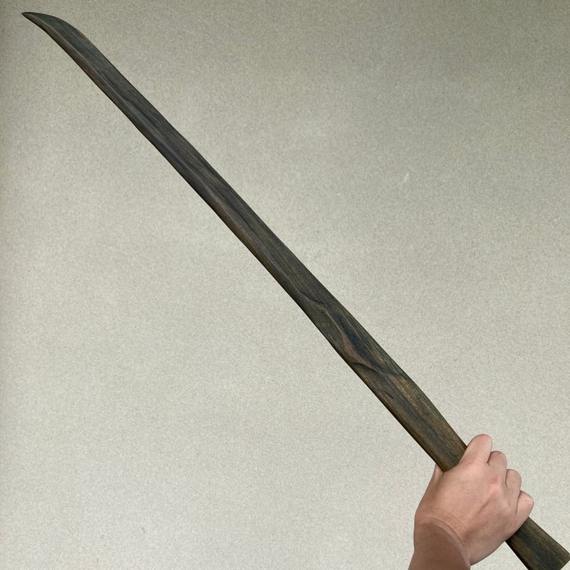 我販劍　妖刀　青傾　藝術木刀　手工木刀　武士刀　綠檀　魔劍 - 擺飾/家飾品 - 木頭 綠色