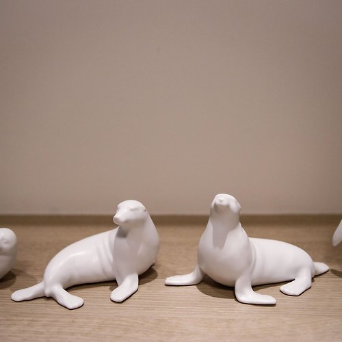 United Collective Design OCEAN陶瓷動物【海狗】| 居家 | 家飾 | 佈置 | 擺飾 | 裝飾 |