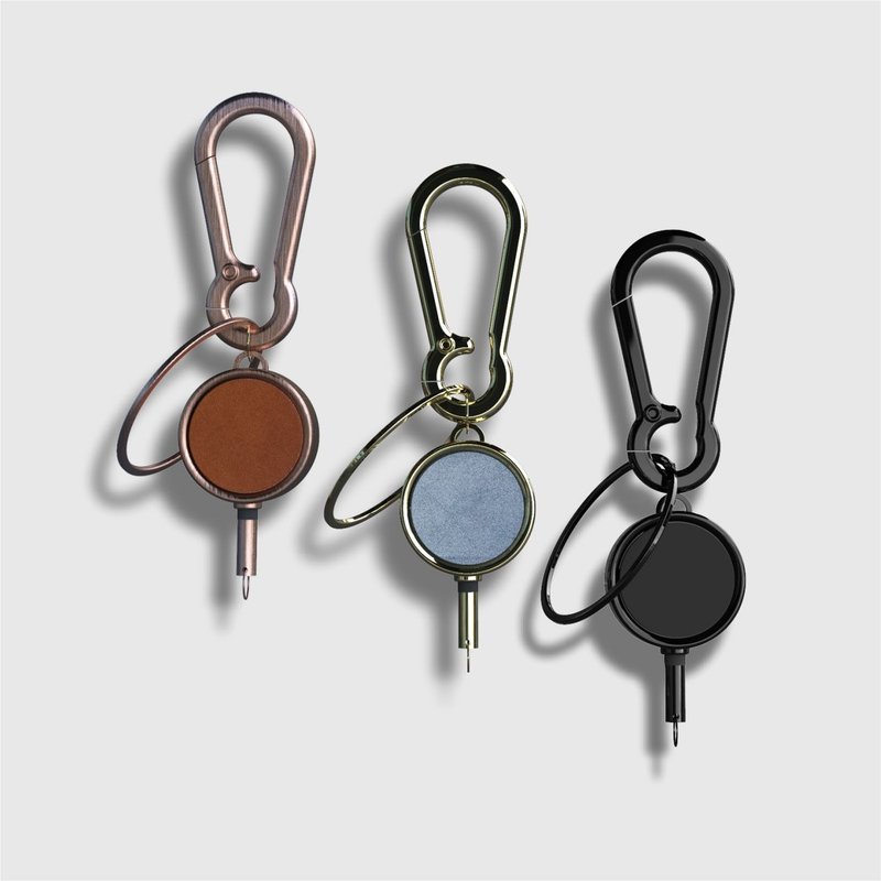 免費客製化 多功能證件套伸縮掛扣 易拉扣 鑰匙扣 鑰匙圈 / C款 - 鎖匙扣/鎖匙包 - 其他金屬 多色
