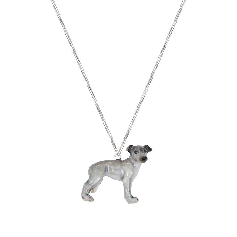 And Mary Blue Whippet Necklace
