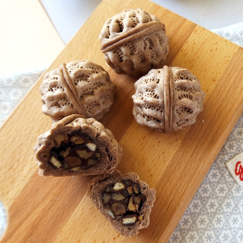 【Made in Hong Kong】Chocolate Walnut Crisp/Zhuangyuan Peanut Crisp(Individually Packaged) - เค้กและของหวาน - วัสดุอื่นๆ 