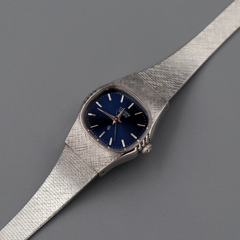 CITIZEN Advanced Metal Blue Quartz Antique Table - Women's Watches - Other Metals 