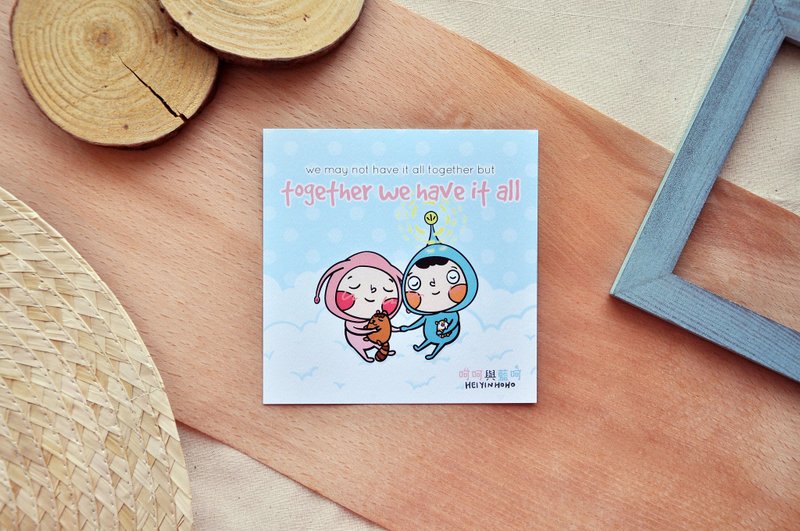 明信片 Together We Have It All - 卡片/明信片 - 紙 多色