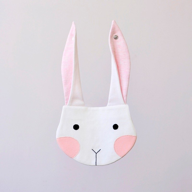 Long ears Bunny Mi moon gift box - ของขวัญวันครบรอบ - ผ้าฝ้าย/ผ้าลินิน ขาว