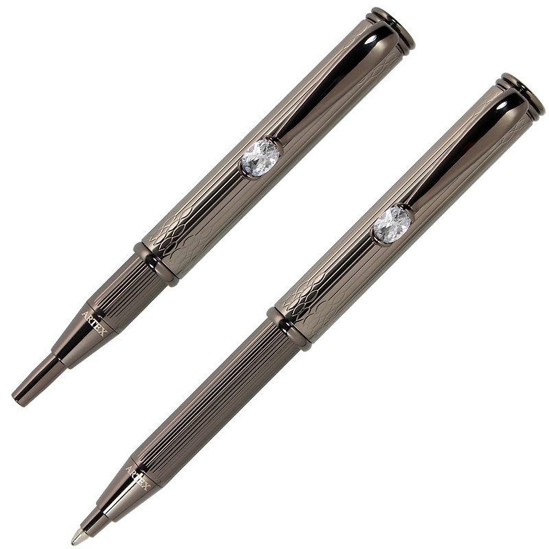 ARTEX favorite retractable ball pen Victor/bright black - Ballpoint & Gel Pens - Copper & Brass Black