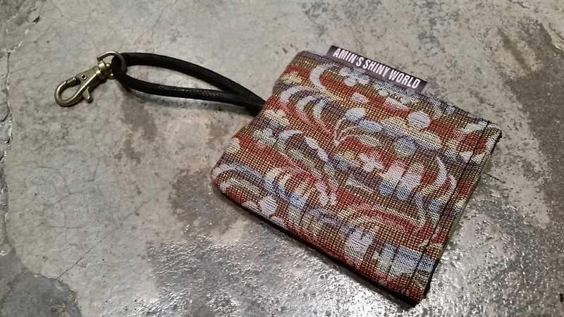 AMIN'S SHINY WORLD handmade custom national wind coarse weave Wallets R - Keychains - Cotton & Hemp Multicolor