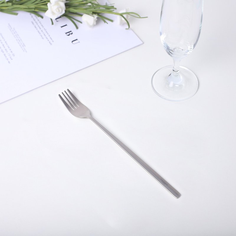 [Single Style] Titanium Fork - Cutlery & Flatware - Other Metals Gray