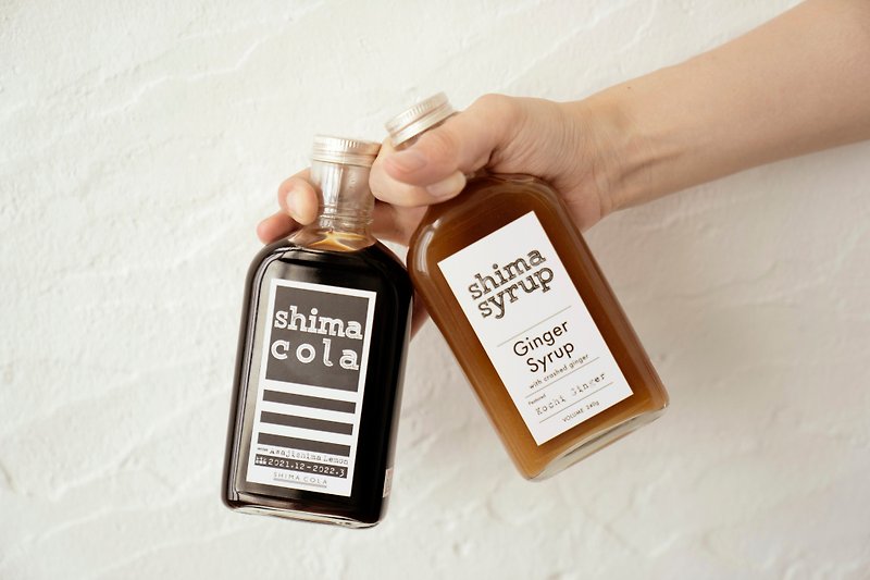[Drink comparison set] shima cola / ginger syrup - Fruit & Vegetable Juice - Other Materials 