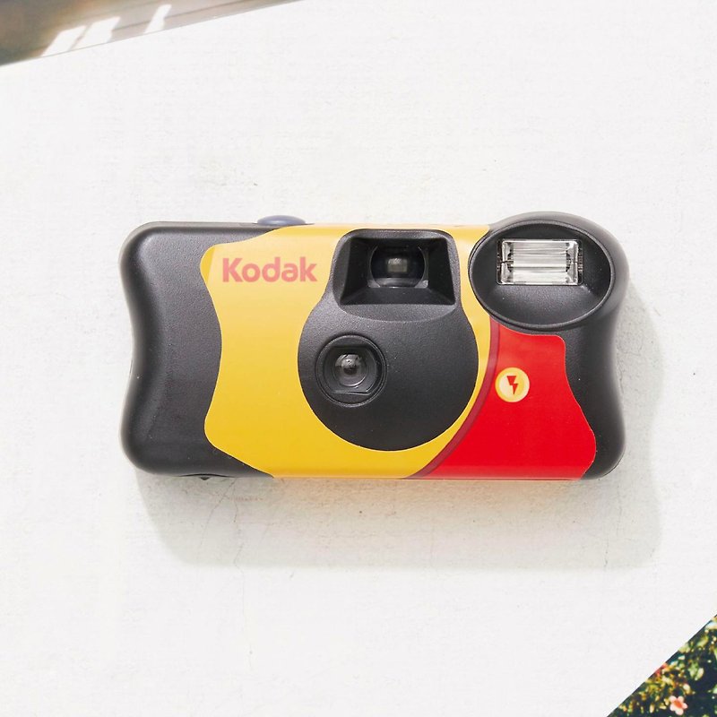 【Kodak 柯達】Funsaver 一次性即可拍 底片相機 27 ISO800 - 菲林/即影即有相機 - 塑膠 多色