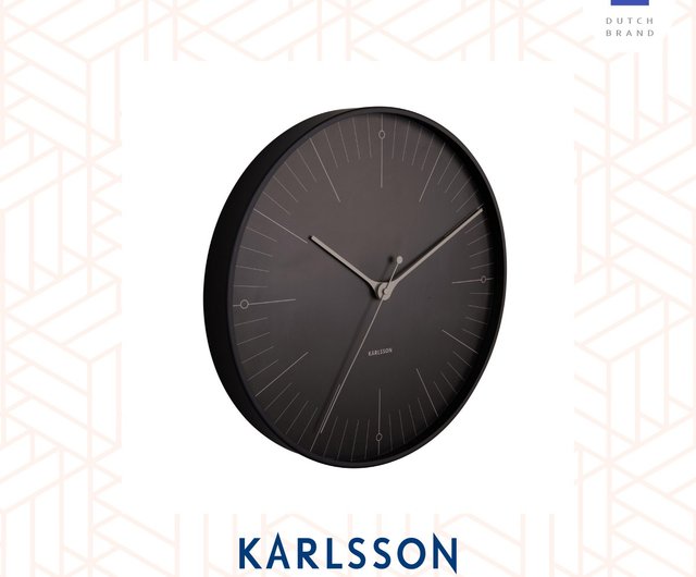 Karlsson Petra 掛け時計 時計 クロック オランダ発◇Karlsson キラキラ 壁掛け時計 Sunburst 30cm