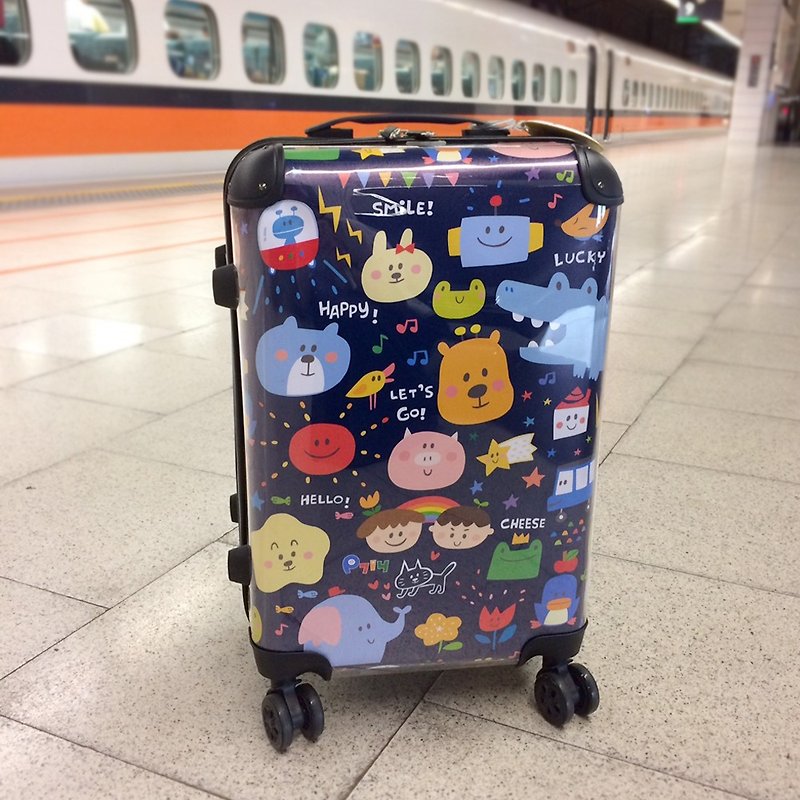 Dark Shine suitcase custom - กระเป๋าเดินทาง/ผ้าคลุม - พลาสติก หลากหลายสี