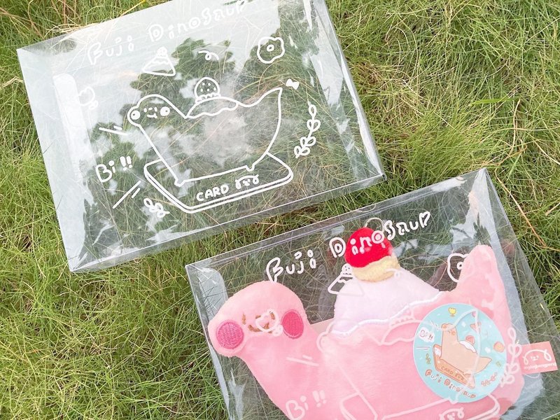 狗狗夾星_富士山雷龍票卡夾(粉色) - 證件套/識別證套 - 其他材質 