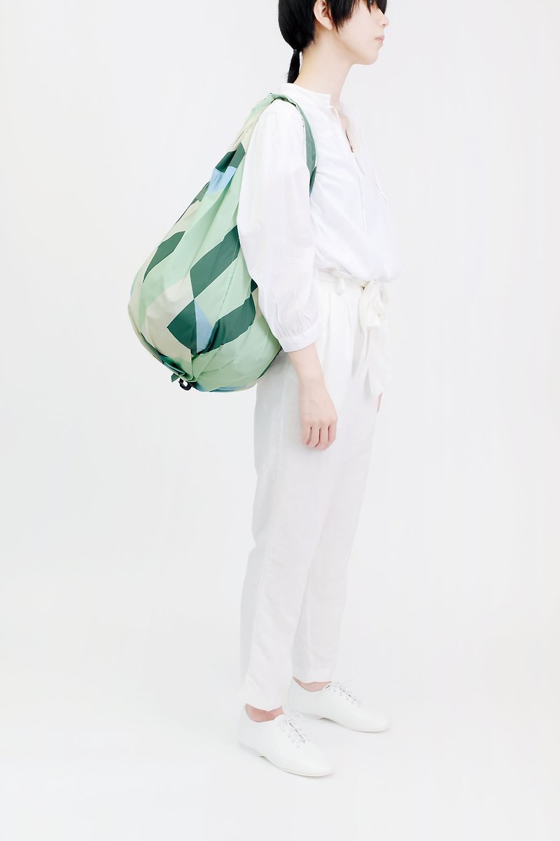 Foldable Drop L - Sea Glass - Handbags & Totes - Nylon Multicolor