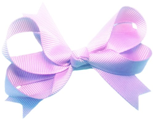 Cutie Bella 美好生活精品館 Cutie Bella 蝴蝶結全包布 手工髮飾Bow Swallow髮夾-Lavender