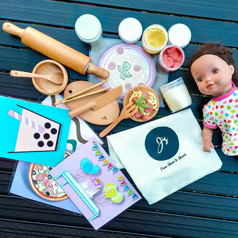 J'DOR天然蜂蠟塗層微防水木製工具教具 - 寶寶/兒童玩具/玩偶 - 木頭 多色