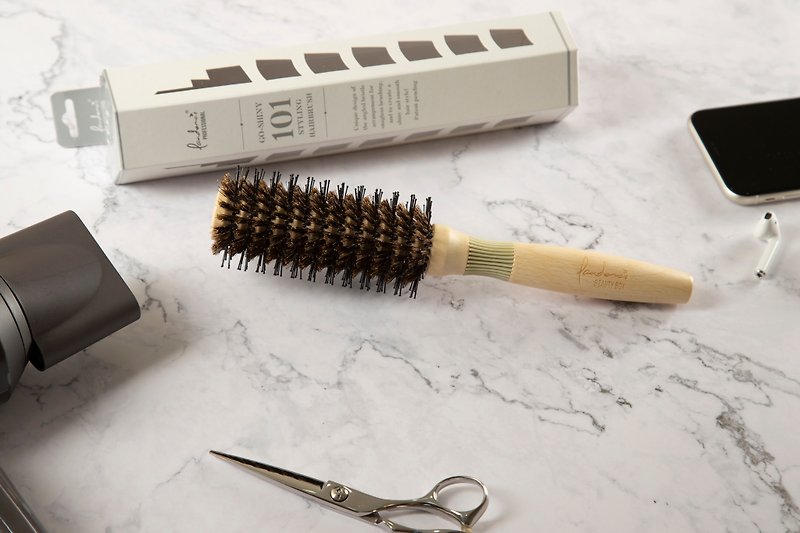 101亮髮造型梳 (中) | 潘朵拉的美妝盒 - 化妝掃/鏡子/梳子 - 木頭 卡其色