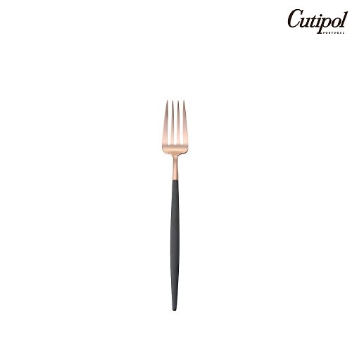 Cutipol 葡萄牙Cutipol GOA系列黑玫瑰金21.5cm主餐叉