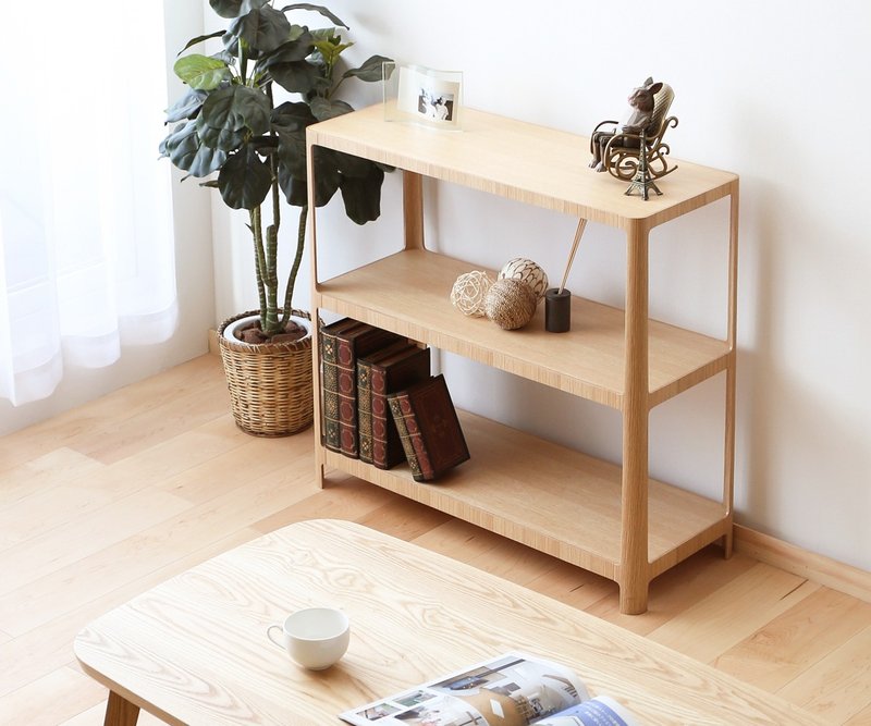 旭川家具 WOW SORAHE 矮棚架 - 衣櫃/鞋櫃 - 木頭 咖啡色