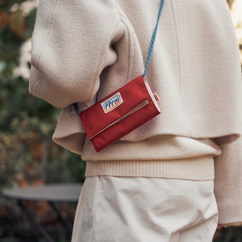 standard wallet(S)_red / 4 color - Wallets - Cotton & Hemp Red