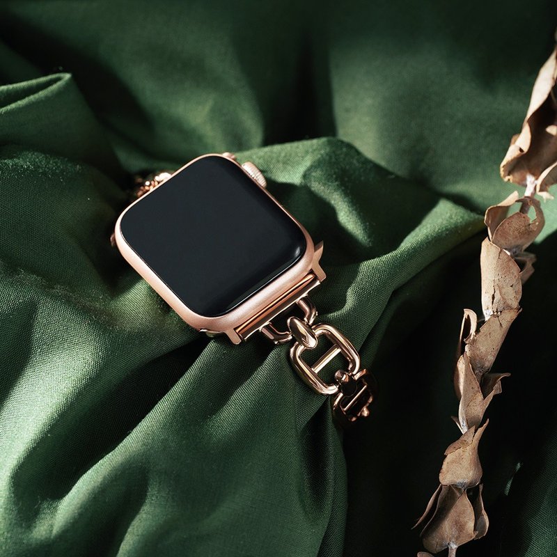 Apple watch - Hollow jewelry buckle strap - สายนาฬิกา - อลูมิเนียมอัลลอยด์ 