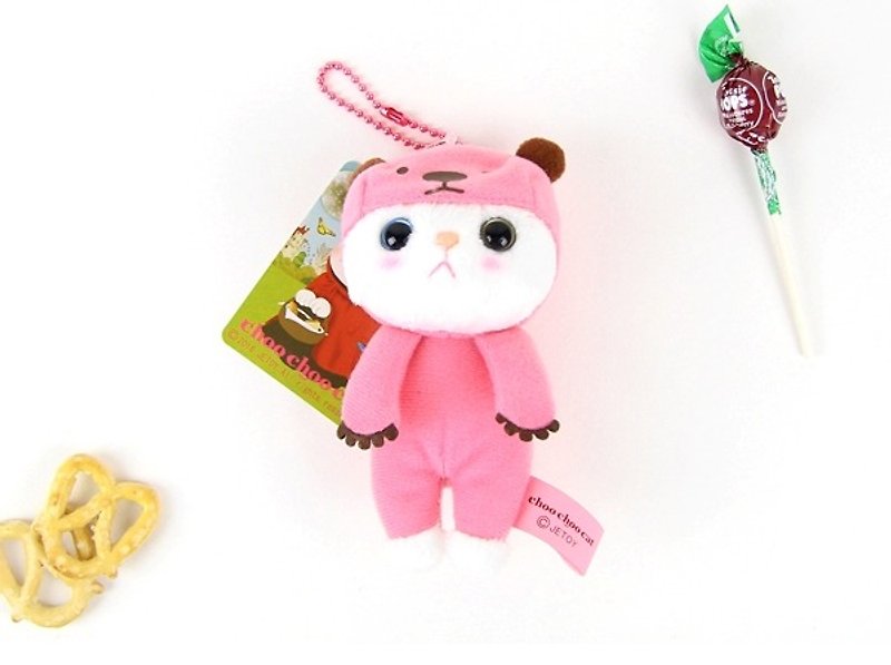 ジェットイ、甘い猫Qバージョン人形（12cm）_ピンククマJ1701102 - 人形・フィギュア - その他の素材 ピンク
