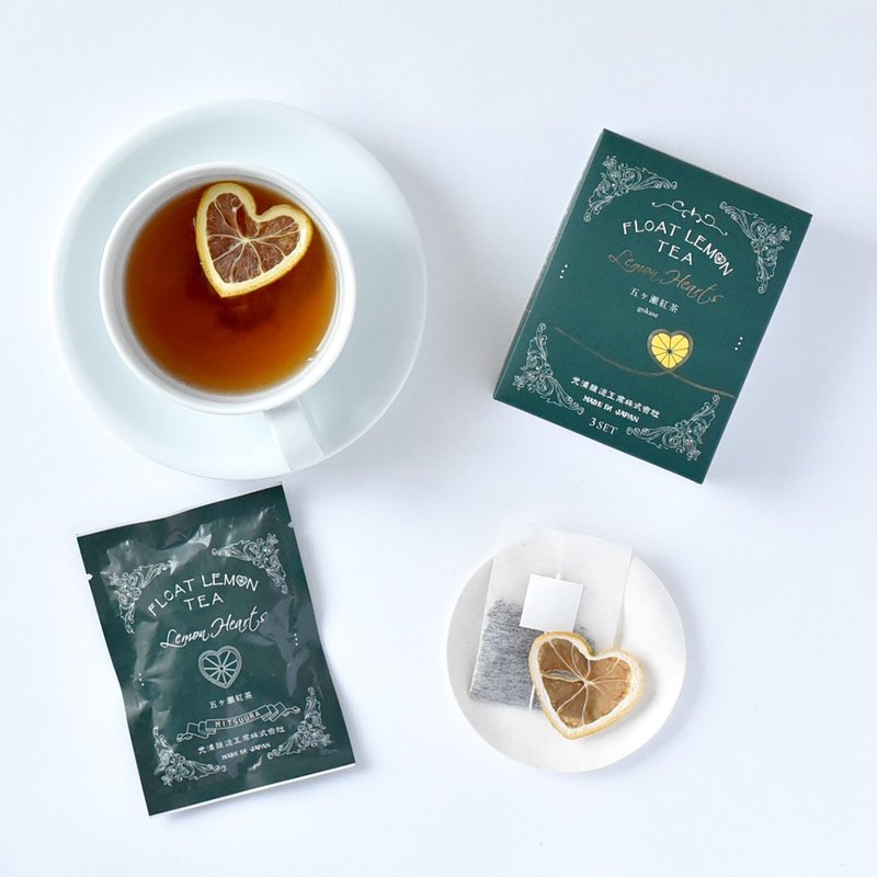 FLT Lemon Heart Gokase (black tea with heart-shaped dried lemon) - Tea - Fresh Ingredients 