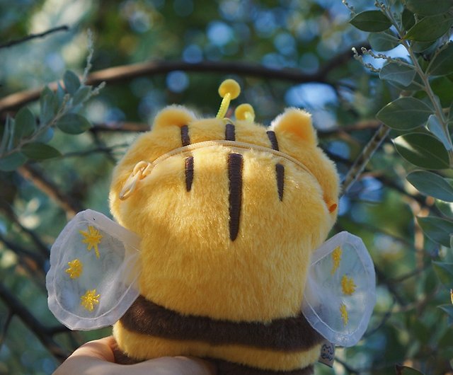 bee plush, chubby bee plush toy, bumblebee gifts