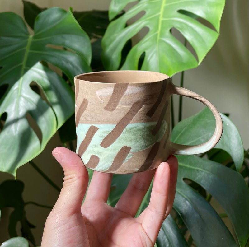 草叢迷彩咖啡杯 - 咖啡杯/馬克杯 - 瓷 