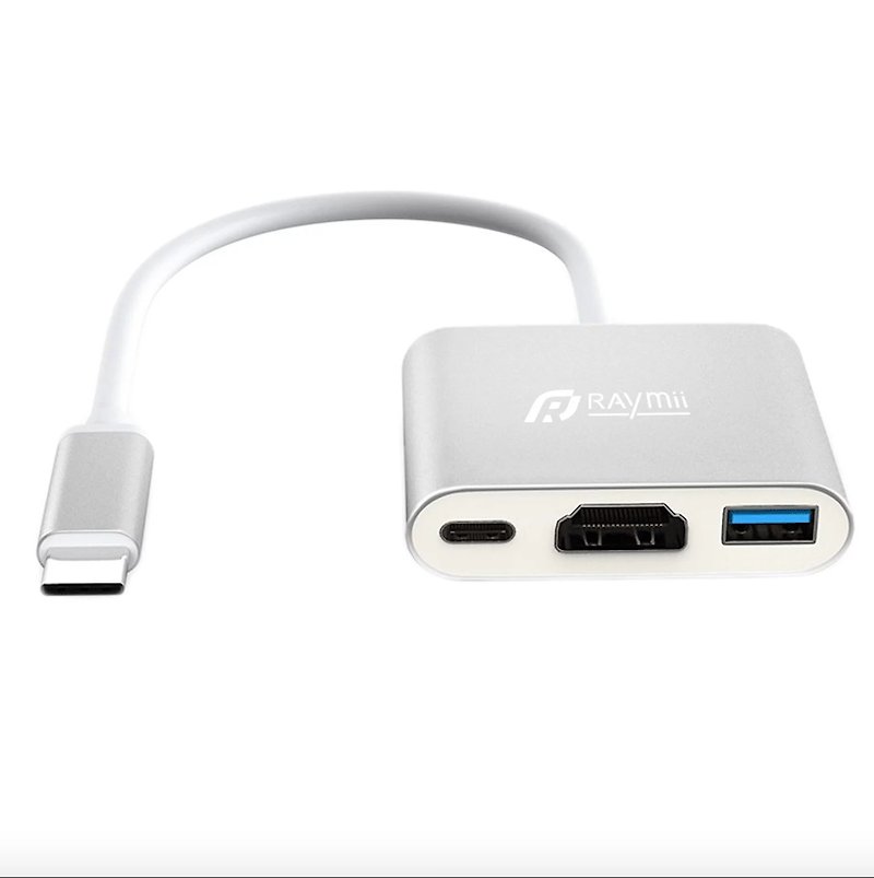 SHARE Raymii TYPE-C R330 3in1 HDMI PD Hub - Computer Accessories - Aluminum Alloy Silver