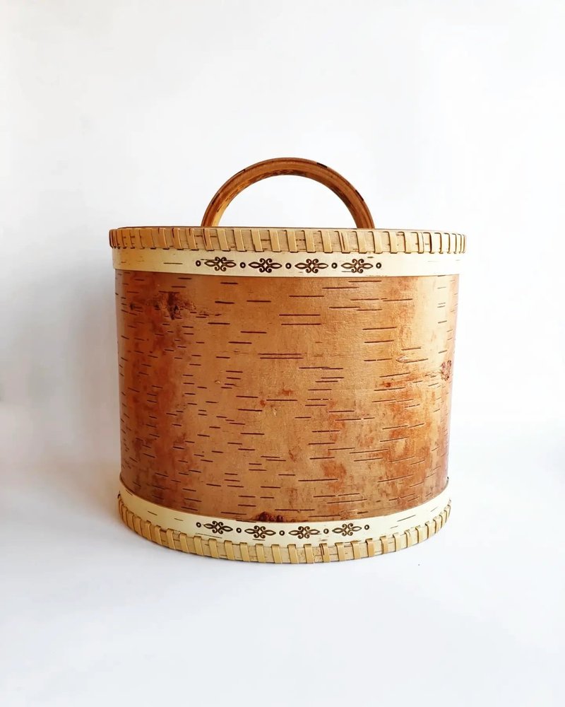 Birch bark box - 調味罐/醬料罐 - 木頭 