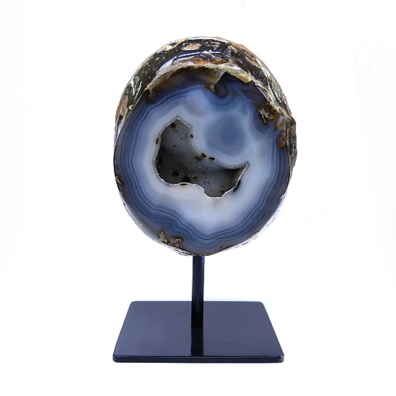 agate geode - ของวางตกแต่ง - เครื่องประดับพลอย 