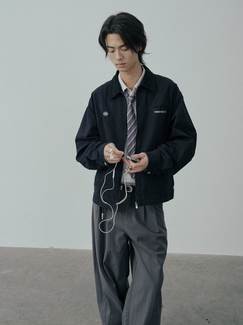 底特律的早晨 巴恩風底特律夾克外套 - 男夾克/外套 - 其他材質 藍色