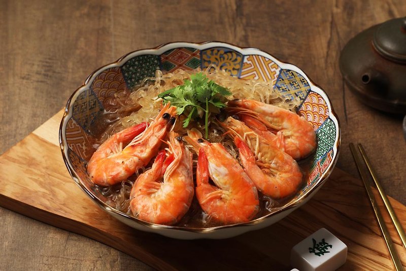 Shrimp vermicelli pot 650g (solid content 430g) - Mixes & Ready Meals - Fresh Ingredients Red