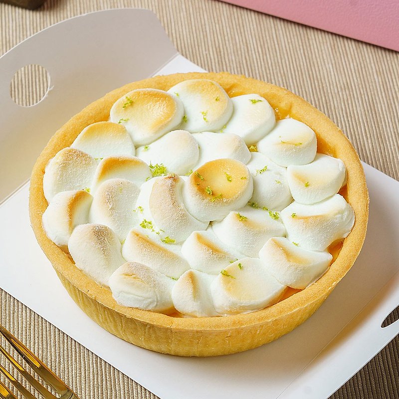 Aibo Suo【Dora Sweet Lemon Pie 6 Inch】 - ของคาวและพาย - อาหารสด สีเหลือง