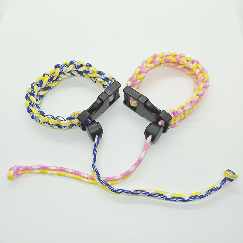 Umbrella rope cup holder - bright blue and yellow style/bright pink yellow style/beverage strap/cup bag/lifting rope/environmental protection/woven - Beverage Holders & Bags - Nylon Multicolor