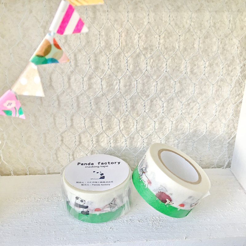 Panda factory Masking tape 2 - Washi Tape - Paper Multicolor