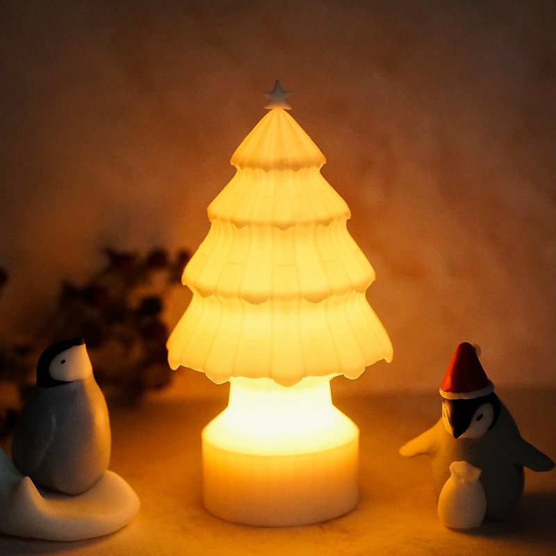 Lamp - Xmas Tree - Lighting - Resin White