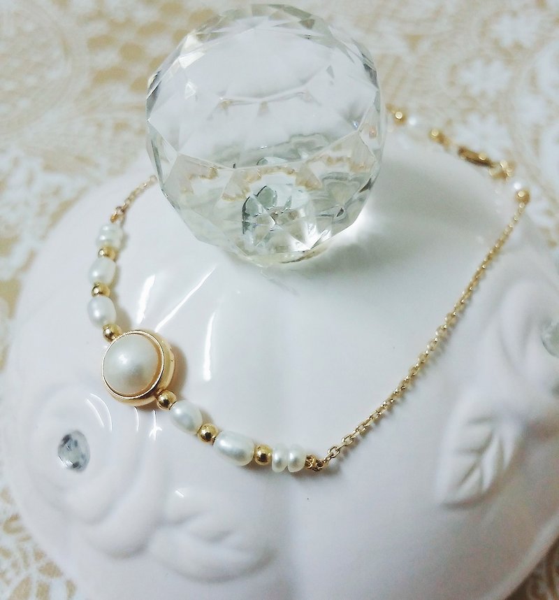 輕珠寶  珍珠手鍊 - 手鍊/手環 - 寶石 白色