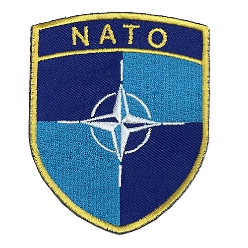 A-ONE 北大西洋公約組織 NATO刺繡 北約布章 貼布 布標 燙貼 徽章 肩章