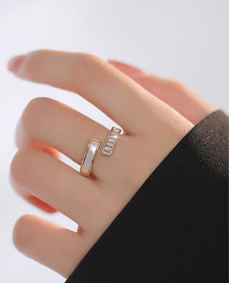 Play Jewelry | Mother of Pearl Cross Ring - General Rings - Other Materials 