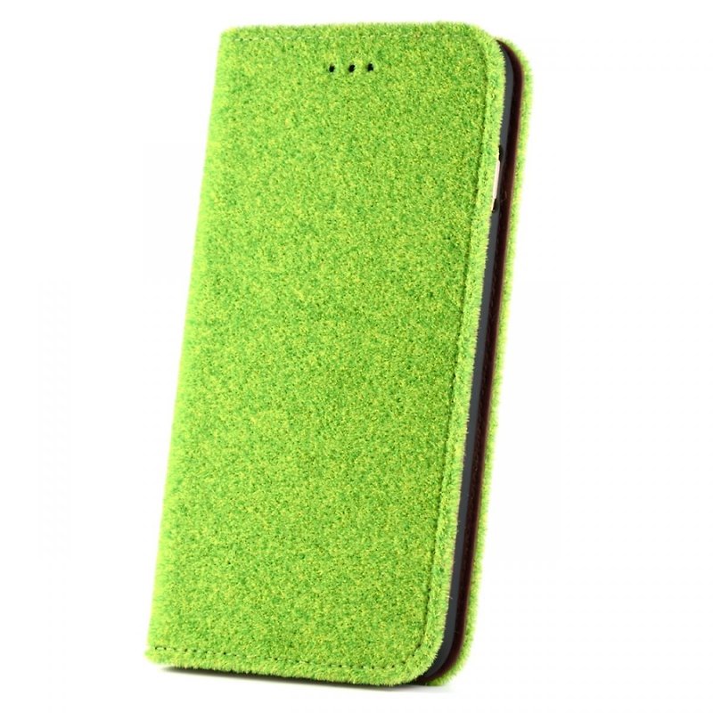[iPhone Case] Shibaful -Yoyogi Park-  Flip Cover for iPhone6/6s Plus - Phone Cases - Other Materials Green