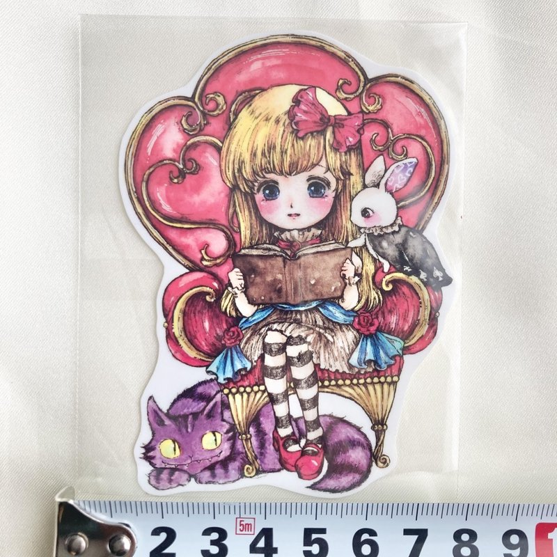 Sticker　Alice in Wonderland - Stickers - Waterproof Material Multicolor