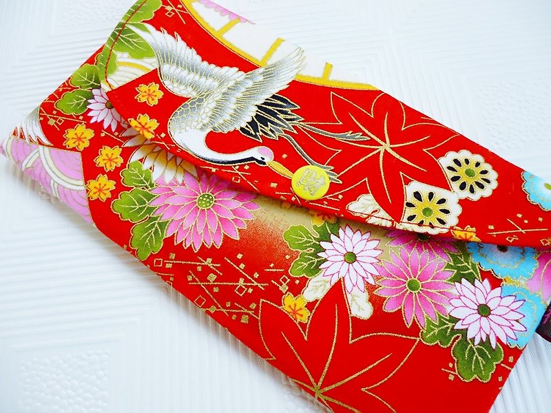 Xianghe gift red envelope bag money bag passbook bag - Chinese New Year - Cotton & Hemp Red