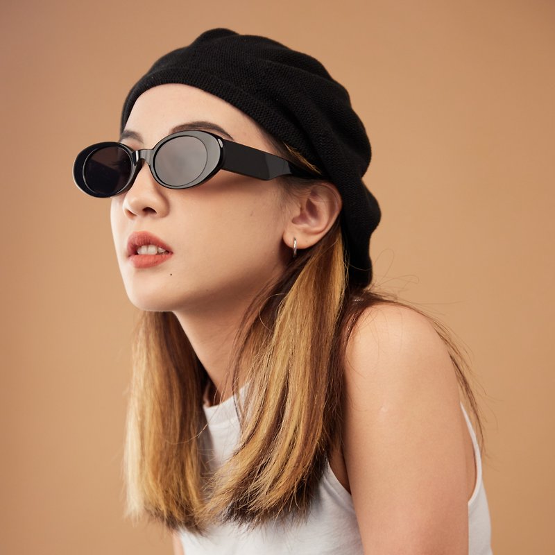 Fashionable Must-Have Y2K Sunglasses│Friday - Black - กรอบแว่นตา - วัสดุอีโค สีดำ