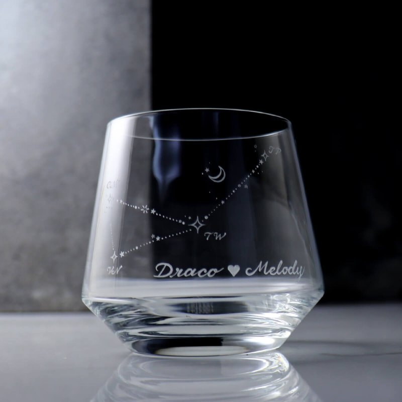 310cc【戀人城市星圖】德國蔡司威士忌杯 - 酒杯/酒器 - 玻璃 透明