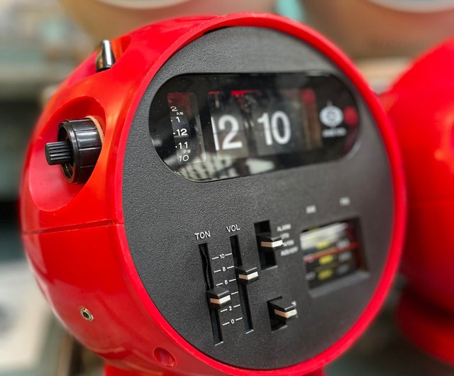 Space Age Flip Clock Radio - Shop 55antiques Clocks - Pinkoi