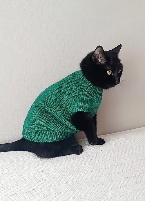 StylishCatDesign Cat sweater knitting pet clothes Wool clothes for pet dog sweater Jumper for cat