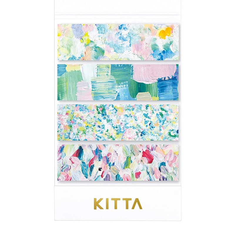 【KING JIM】KITTA carry-on washi tape limited edition summer (smanim design) - มาสกิ้งเทป - กระดาษ หลากหลายสี